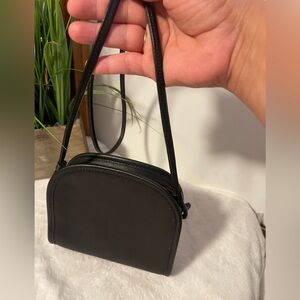 Vintage Coach Sleek Black Mini Bag